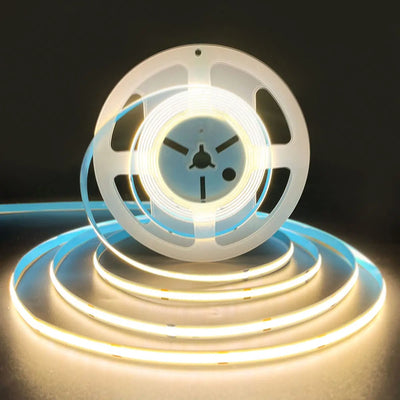 High Quality 5M Cri90 Free Cutting 12V 24V 3mm 5mm 8mm Self-adhesive Cob Led Strip Light