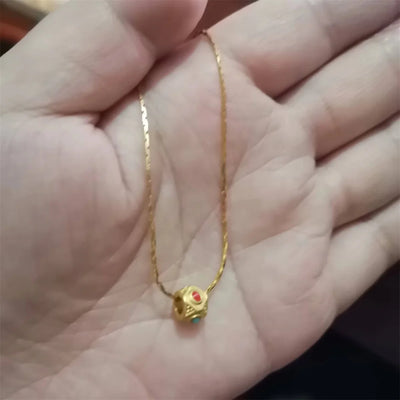 Hot Sale Sexy Gold Color Necklace For Women Pendant Luxury New Clavicle Chain Fashion Jewelly Men Wedding Party Gift Accessories