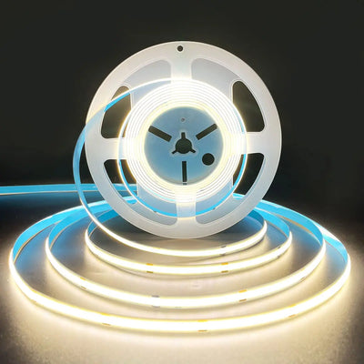 High Quality 5M Cri90 Free Cutting 12V 24V 3mm 5mm 8mm Self-adhesive Cob Led Strip Light