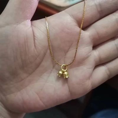 Hot Sale Sexy Gold Color Necklace For Women Pendant Luxury New Clavicle Chain Fashion Jewelly Men Wedding Party Gift Accessories