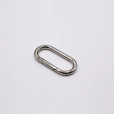 Oval Spring O Ring Leather Bag Handbag Strap Buckle Connect Keyring Pendant Dog Collar Snap Clasp Carabiner DIY Bag Accessories