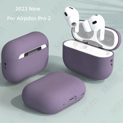 2023 For AirPods Pro Official Original Silicone Case Wireless Bluetooth Earphone Protective Case On For AirPods Pro 2 Soft Cover