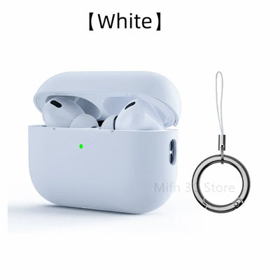 2023 For AirPods Pro Official Original Silicone Case Wireless Bluetooth Earphone Protective Case On For AirPods Pro 2 Soft Cover