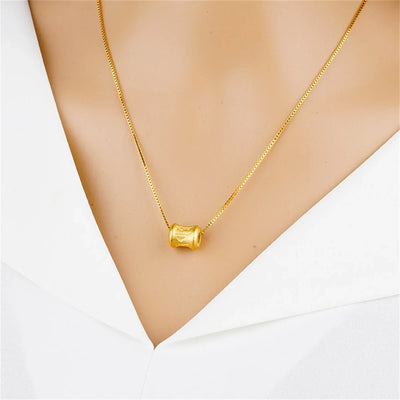 Hot Sale Sexy Gold Color Necklace For Women Pendant Luxury New Clavicle Chain Fashion Jewelly Men Wedding Party Gift Accessories