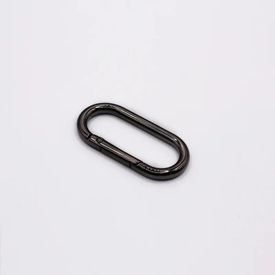 Oval Spring O Ring Leather Bag Handbag Strap Buckle Connect Keyring Pendant Dog Collar Snap Clasp Carabiner DIY Bag Accessories