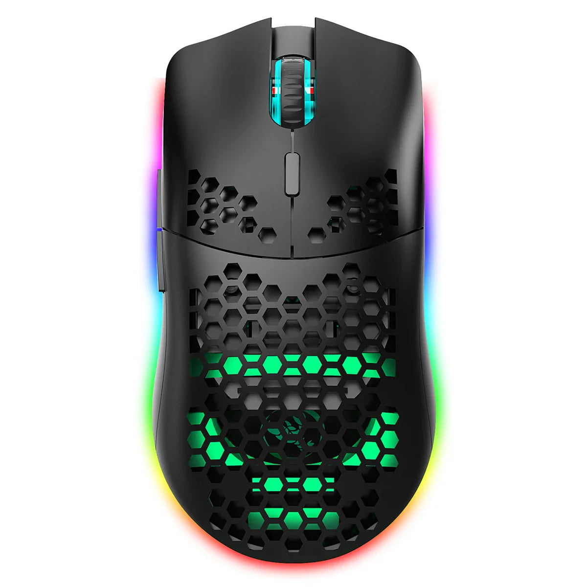 Wireless Gaming Mouse Mouse with Honeycomb Shell Side Buttons Wireless Mouse for PC/Tablet/Desktop/Office/Games