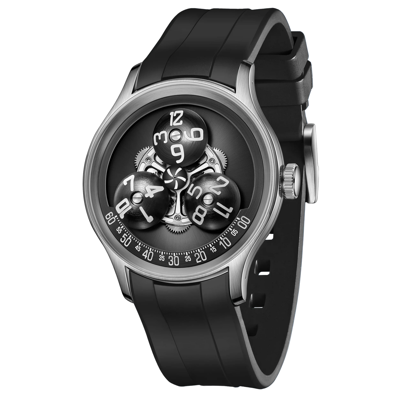 OBLVLO New Design Trisome Star Planet Automatic Watch For Men Luxury Super Luminous 316L Steel Case Mechanical Watch BLM-TRISOME