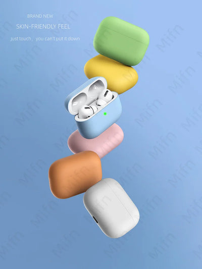 2023 For AirPods Pro Official Original Silicone Case Wireless Bluetooth Earphone Protective Case On For AirPods Pro 2 Soft Cover