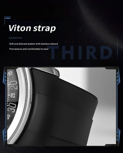 OBLVLO New Design Trisome Star Planet Automatic Watch For Men Luxury Super Luminous 316L Steel Case Mechanical Watch BLM-TRISOME